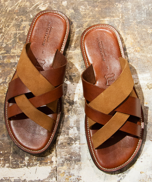 BEAUTY&YOUTH UNITED ARROWS（ビューティーアンドユースユナイテッドアローズ）の「BY∴ クロスコンビ サンダル14ss◆（サンダル・メンズ・ブラウン/ダークブラウン/ネイビー・SMALL/LARGE/X-LARGE/MEDIUM）」の13枚目の写真