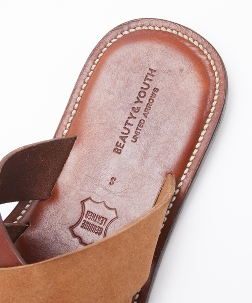 BEAUTY&YOUTH UNITED ARROWS（ビューティーアンドユースユナイテッドアローズ）の「BY∴ クロスコンビ サンダル14ss◆（サンダル・メンズ・ブラウン/ダークブラウン/ネイビー・SMALL/LARGE/X-LARGE/MEDIUM）」の5枚目の写真