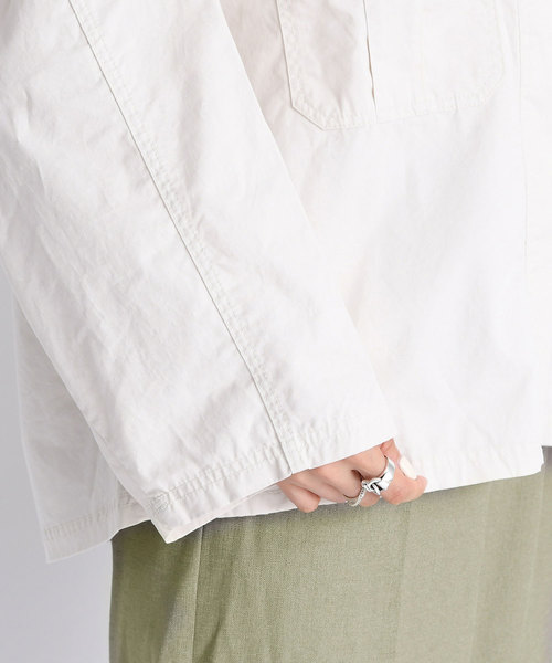 DouDou（ドゥドゥ）の「シャツブルゾン（その他アウター・レディース・ベージュ/オフホワイト・FREE）」の21枚目の写真