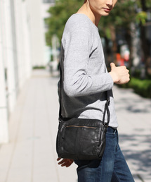 [Mia Borsa] 牛革レザーショルダーバッグ