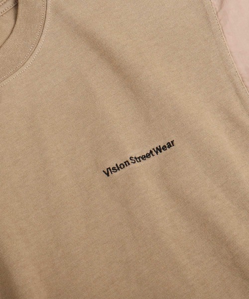 VISION STREET WEAR(ヴィジョンストリートウェア)の「VISION STREET WEAR 上下2点セットアップ サイド切替半袖Tシャツ&ナイロンカーゴショーツ SETUP(Tシャツ/カットソー・メンズ・ブラック/オフホワイト/ベージュ/ホワイト系その他・M/L/LL)」の21枚目の写真
