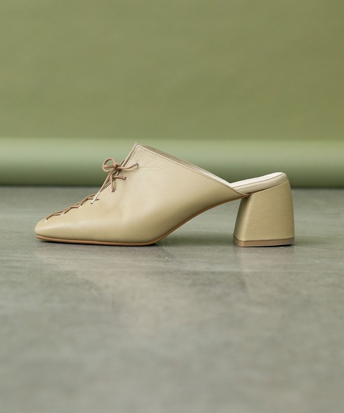 UNITED TOKYO（ユナイテッドトウキョウ）の「レースアップサボ（その他シューズ・レディース・ブラック/ベージュ・1/2）」の12枚目の写真