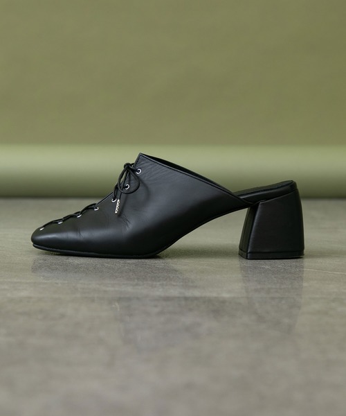 UNITED TOKYO（ユナイテッドトウキョウ）の「レースアップサボ（その他シューズ・レディース・ブラック/ベージュ・1/2）」の13枚目の写真