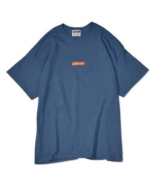 DOUBLE STEAL(ダブルスティール)の「EXPLODE BOX LOGO 半袖Tシャツ(Tシャツ/カットソー・メンズ・パープル/ベージュ/インディゴブルー/グリーン/ダークグリーン/ライトグリーン・X-LARGE/MEDIUM/LARGE)」の5枚目の写真