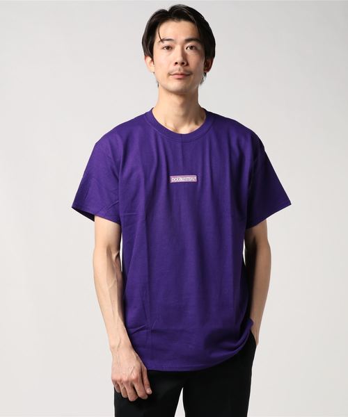 DOUBLE STEAL(ダブルスティール)の「EXPLODE BOX LOGO 半袖Tシャツ(Tシャツ/カットソー・メンズ・パープル/ベージュ/インディゴブルー/グリーン/ダークグリーン/ライトグリーン・X-LARGE/MEDIUM/LARGE)」の12枚目の写真