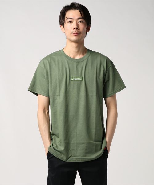 DOUBLE STEAL(ダブルスティール)の「EXPLODE BOX LOGO 半袖Tシャツ(Tシャツ/カットソー・メンズ・パープル/ベージュ/インディゴブルー/グリーン/ダークグリーン/ライトグリーン・X-LARGE/MEDIUM/LARGE)」の11枚目の写真