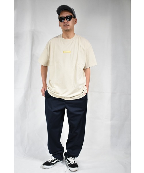 DOUBLE STEAL(ダブルスティール)の「EXPLODE BOX LOGO 半袖Tシャツ(Tシャツ/カットソー・メンズ・パープル/ベージュ/インディゴブルー/グリーン/ダークグリーン/ライトグリーン・X-LARGE/MEDIUM/LARGE)」の17枚目の写真