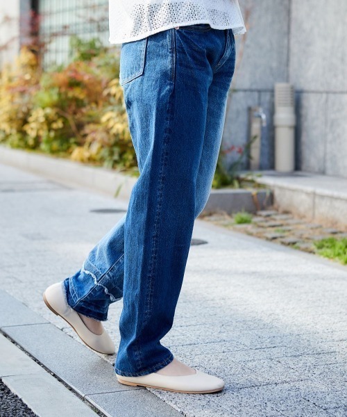 cepo（セポ）の「セルビッチデニム　レギュラーストレート（デニムパンツ・レディース・ブルー系7/ブルー系4/ブルー系6/ブルー系3/ワンウォッシュ/インディゴブルー/ダークインディゴブルー・M/S/SS/L）」の17枚目の写真