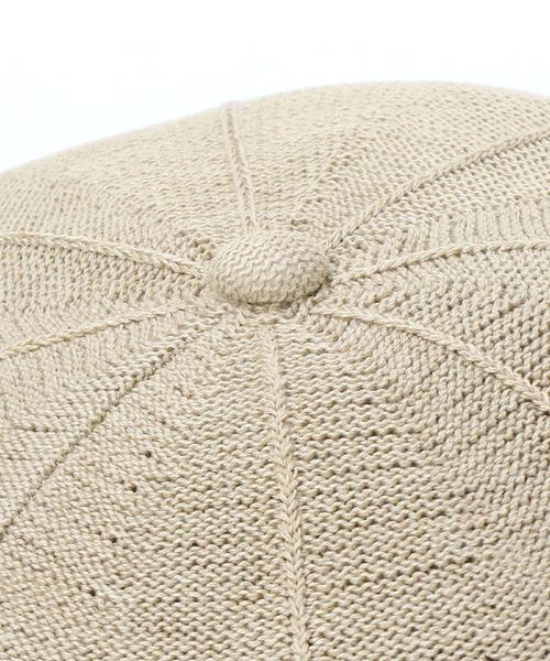 RACAL(ラカル)の「<Racal> KNIT CASQUETTE/キャスケット(キャスケット・メンズ・ベージュ/ブラック・FREE)」の4枚目の写真