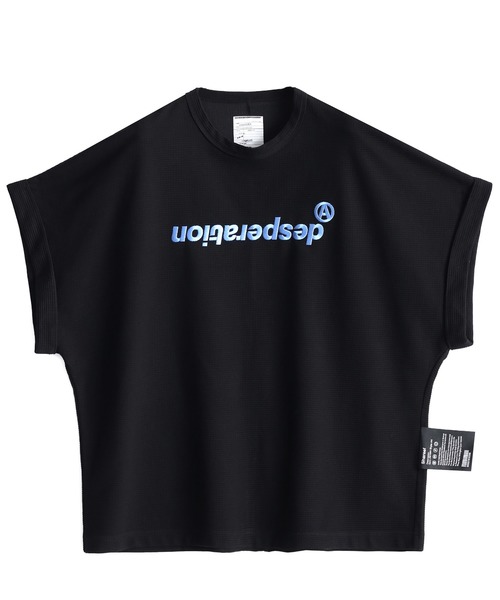 SHAREEF（シャリーフ）の「BLOCK JQ DOLMAN S/S T（Tシャツ/カットソー・メンズ・ダークグリーン/ブラック/ホワイト/ブラウン・3/2/1）」の5枚目の写真