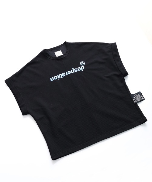 SHAREEF（シャリーフ）の「BLOCK JQ DOLMAN S/S T（Tシャツ/カットソー・メンズ・ダークグリーン/ブラック/ホワイト/ブラウン・3/2/1）」の6枚目の写真