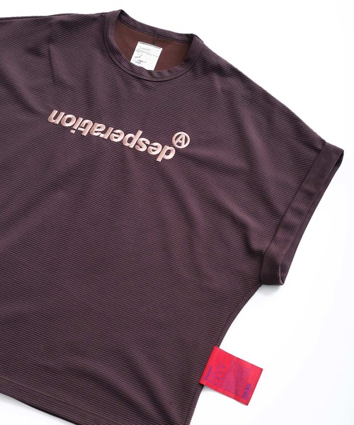 SHAREEF（シャリーフ）の「BLOCK JQ DOLMAN S/S T（Tシャツ/カットソー・メンズ・ダークグリーン/ブラック/ホワイト/ブラウン・3/2/1）」の17枚目の写真