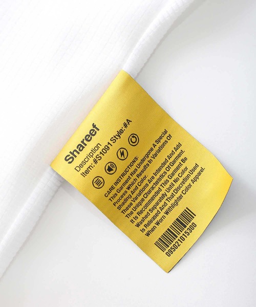 SHAREEF（シャリーフ）の「BLOCK JQ DOLMAN S/S T（Tシャツ/カットソー・メンズ・ダークグリーン/ブラック/ホワイト/ブラウン・3/2/1）」の15枚目の写真