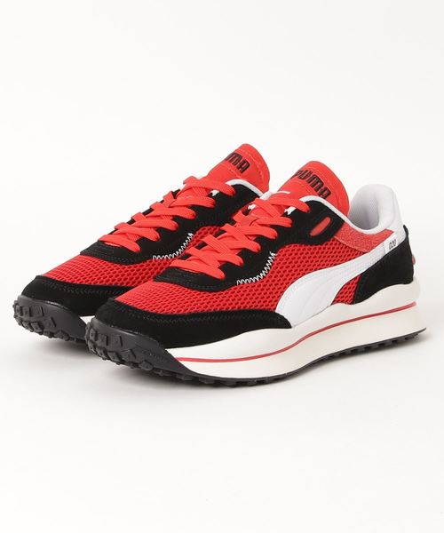 セール Puma プーマ Rider 0 80 S Rgb スタイル ライダー ストリームオン 01high Risk Red Puma Black Pum スニーカー Puma プーマ のファッション通販 Zozotown