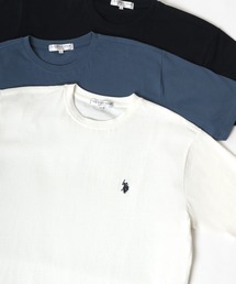 U.S. POLO ASSN./ユーエスポロアッスン ビッグシルエット ロゴ ワンポイント 刺繍 Tシャツ