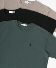 U.S. POLO ASSN./ユーエスポロアッスン ビッグシルエット ロゴ ワンポイント 刺繍 Tシャツ
