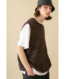 MONKEY TIME | ＜monkey time＞ CTN CROCHET CN VEST/ベスト(ベスト)