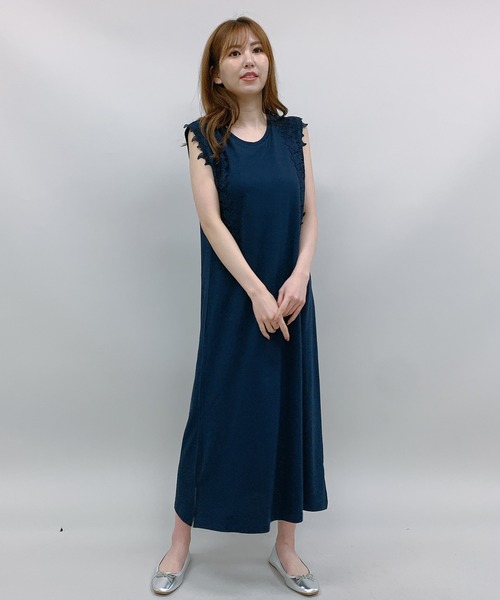 MILLION CARATS(ミリオンカラッツ)の「花レースカットソーワンピース(ワンピース・レディース・ブラック系その他/グレー系その他/グレー/ブルー系その他/ブラック/ホワイト系その他/ネイビー/オフホワイト・FREE)」の19枚目の写真