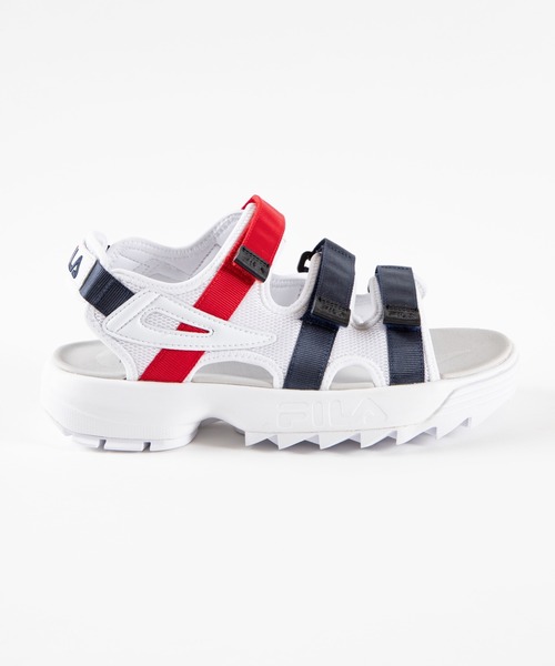 FILA(フィラ)の「WEGO/FILA ディスラプターSD(サンダル・メンズ・ホワイト・SMALL/MEDIUM/LARGE/X-LARGE/X-SMALL)」の2枚目の写真