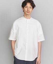 BEAUTY&YOUTH UNITED ARROWS | BY タイプライター バンドカラー テーパード シャツ(シャツ/ブラウス)