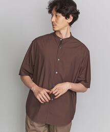 BEAUTY&YOUTH UNITED ARROWS | BY タイプライター バンドカラー テーパード シャツ(シャツ/ブラウス)