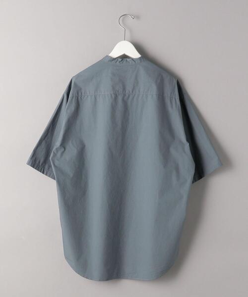 BEAUTY&YOUTH UNITED ARROWS（ビューティーアンドユースユナイテッドアローズ）の「BY タイプライター バンドカラー テーパード シャツ（シャツ/ブラウス・メンズ・ホワイト/ブラック/モカ/コバルトブルー・SMALL/MEDIUM/LARGE/X-LARGE）」の10枚目の写真