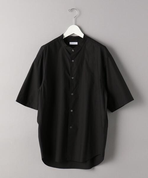 BEAUTY&YOUTH UNITED ARROWS（ビューティーアンドユースユナイテッドアローズ）の「BY タイプライター バンドカラー テーパード シャツ（シャツ/ブラウス・メンズ・ホワイト/ブラック/モカ/コバルトブルー・SMALL/MEDIUM/LARGE/X-LARGE）」の8枚目の写真