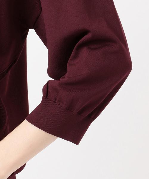 J.PRESS(ジェイプレス)の「【洗える】レーヨンストレッチ Vネック ニット(ニット/セーター・レディース・ブラック系/黄土色系/グリーン系/ワイン系・F)」の9枚目の写真
