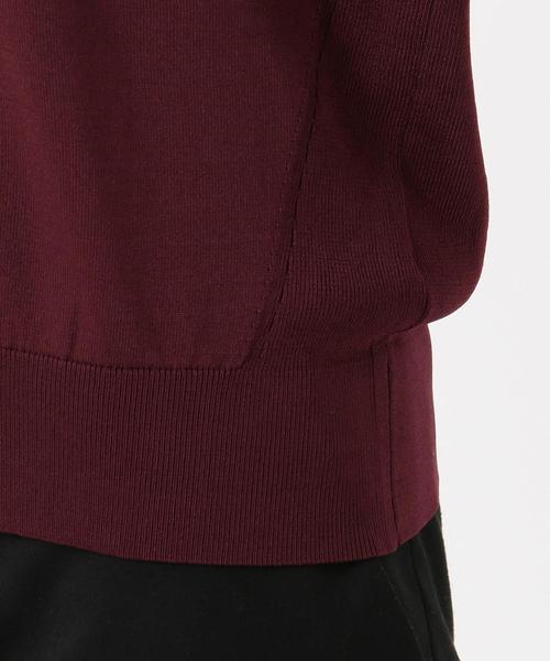 J.PRESS(ジェイプレス)の「【洗える】レーヨンストレッチ Vネック ニット(ニット/セーター・レディース・ブラック系/黄土色系/グリーン系/ワイン系・F)」の10枚目の写真