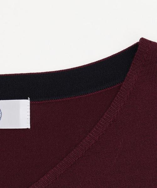 J.PRESS(ジェイプレス)の「【洗える】レーヨンストレッチ Vネック ニット(ニット/セーター・レディース・ブラック系/黄土色系/グリーン系/ワイン系・F)」の12枚目の写真