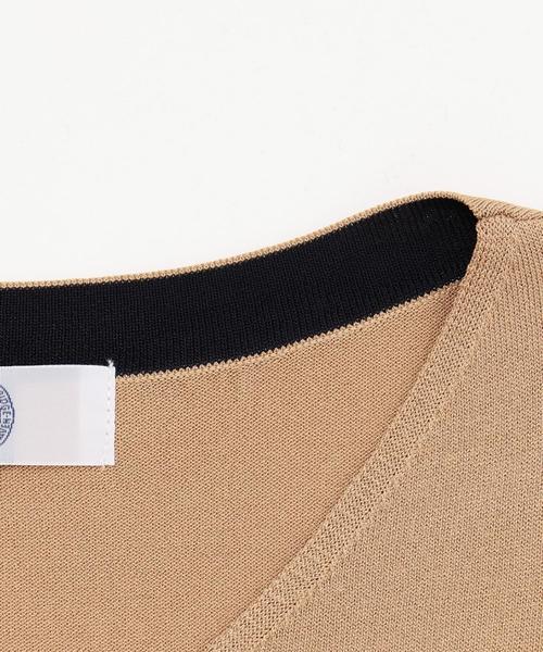 J.PRESS(ジェイプレス)の「【洗える】レーヨンストレッチ Vネック ニット(ニット/セーター・レディース・ブラック系/黄土色系/グリーン系/ワイン系・F)」の13枚目の写真