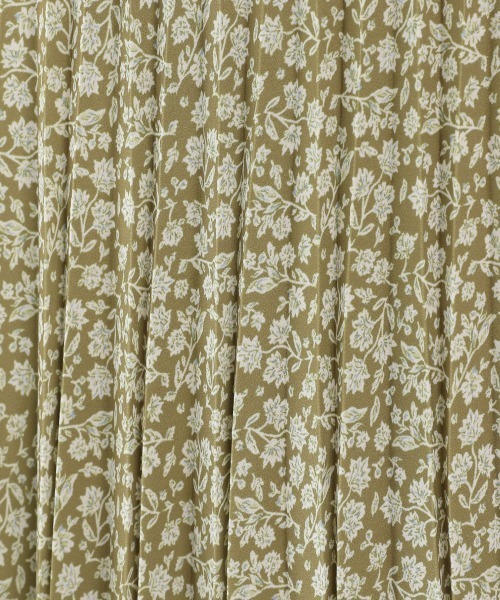 LOWRYS FARM（ローリーズファーム）の「キャシャミエプリーツスカート　893999（スカート・レディース・ブラック/ブラウン/グリーン・FREE）」の4枚目の写真