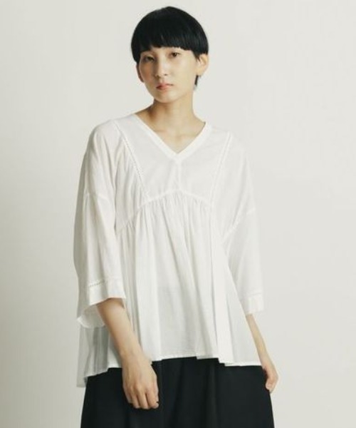 セール テンセル綿ローン Tシャツ カットソー トップス Zucca ズッカ のtシャツ カットソー テンセル 綿ローン Zu03fk070 をセール価格で購入できます Zucca Zucca ズッカ のファッション