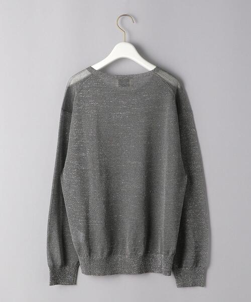 美品❣️ ユナイテッドアローズ ＊ラメ クルーネック スウェット ニット＊ ラメ クルーネック スウェット ニット