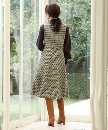 美品✨Maglie par ef-de キラキラツイードワンピース 美品✨Maglie par ef-de キラキラツイードワンピース