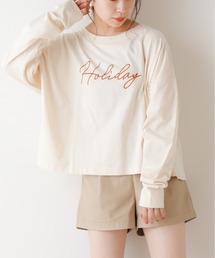 HolidayロゴロンT