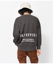 【裏起毛】バックロゴビッグトレーナー