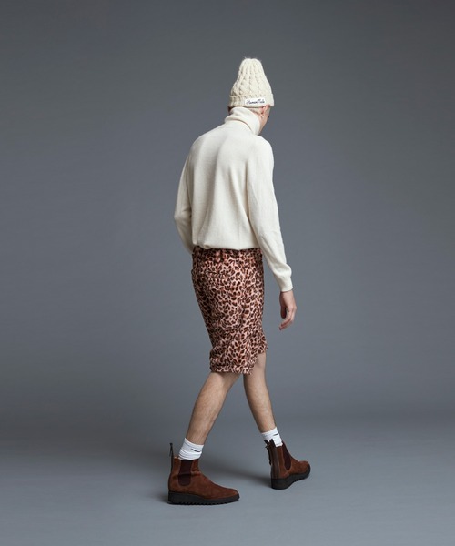 NOISE MAKER（ノイズメーカー）の「Leopard pattern fake fur shorts/ヒョウ柄フェイクファーショートパンツ（その他パンツ・メンズ・イエロー/ピンク・SMALL/LARGE/MEDIUM）」の13枚目の写真