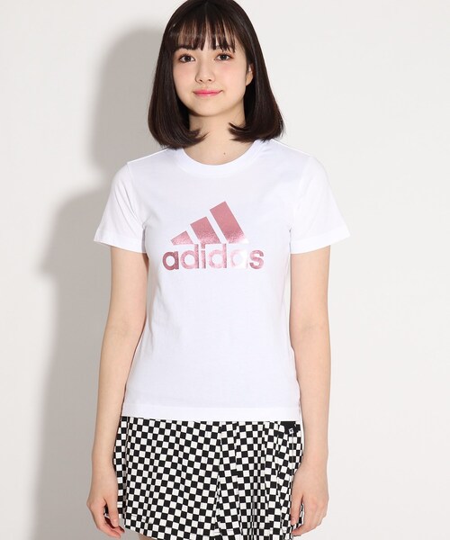 Adidas アディダス ロゴtシャツ Tシャツ カットソー Adidas アディダス のファッション通販 Zozotown