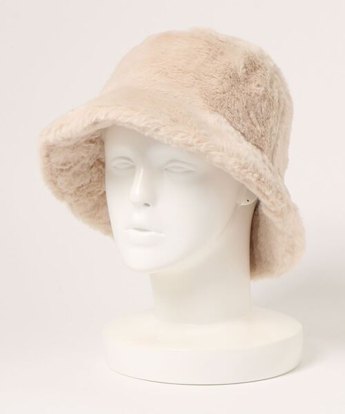ammy.(エイミードット)の「【 ammy. / エイミードット 】 ふわふわ ファー バケット ハット(ハット・レディース・ブラック/キャメル/ホワイト/ナチュラル/グレイッシュベージュ/ブラウン/ベージュ/ピンク・FREE)」の16枚目の写真