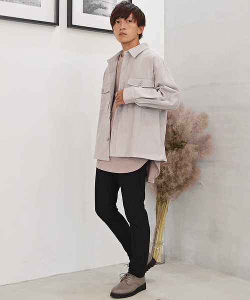 MinoriTY(マイノリティ)の「【MinoriTY】ピンタックステーパードパンツ スキニーパンツ メンズ 無地 秋服 夏服(スラックス・メンズ・ブラウン/チャコール/ネイビー/ブラック・L/M/XL)」の10枚目の写真