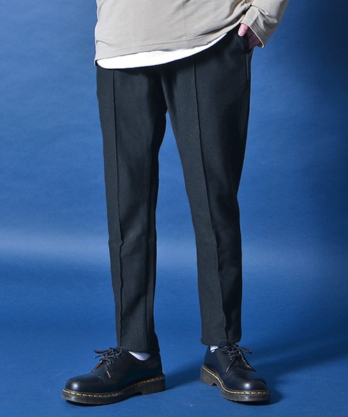 MinoriTY(マイノリティ)の「【MinoriTY】ピンタックステーパードパンツ スキニーパンツ メンズ 無地 秋服 夏服(スラックス・メンズ・ブラウン/チャコール/ネイビー/ブラック・L/M/XL)」の6枚目の写真
