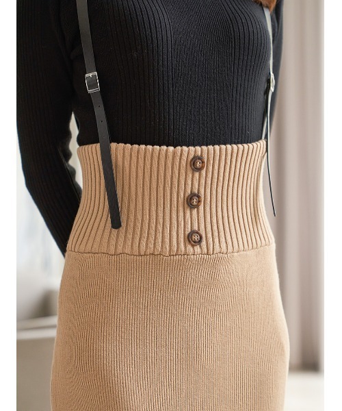 Darich（ダーリッチ）の「ハイウエストリブスカート（スカート）」 - WEAR 