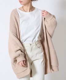 【WEB限定】ガーターニットカーディガン