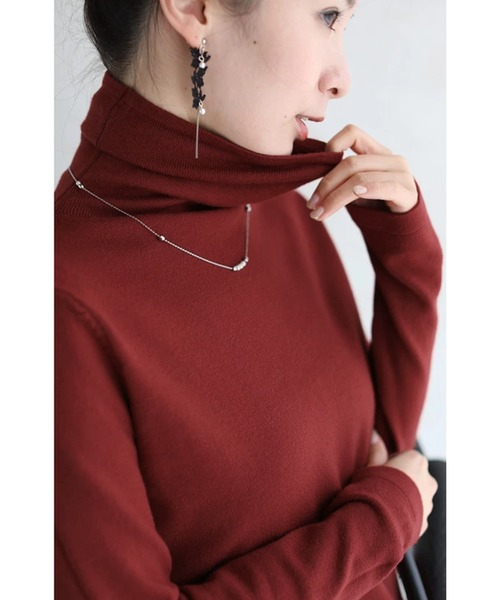 Dim moire くしゅくしゅニットトップス DimMoire【ディムモアール】くしゅくしゅニットトップス