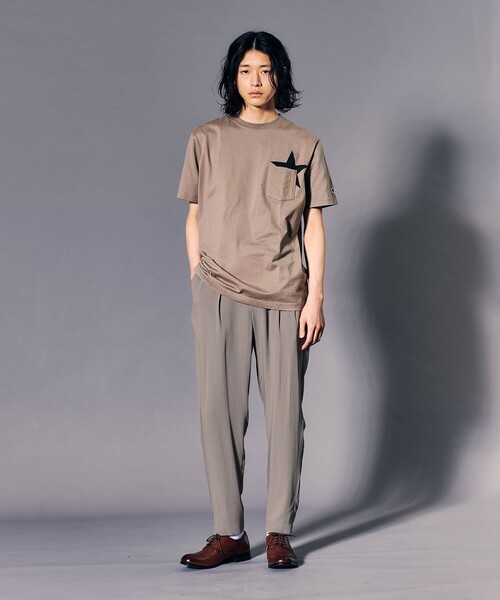 tk.TAKEO KIKUCHI（ティーケータケオキクチ）の「◆【WEB限定】ナメラカテーパードパンツ（その他パンツ・メンズ・ブラック/カーキ/ベージュ・01/02/03）」の18枚目の写真