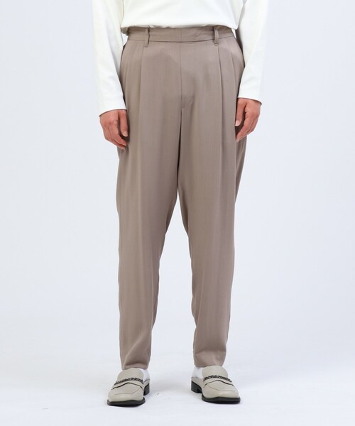 tk.TAKEO KIKUCHI（ティーケータケオキクチ）の「◆【WEB限定】ナメラカテーパードパンツ（その他パンツ・メンズ・ブラック/カーキ/ベージュ・01/02/03）」の19枚目の写真
