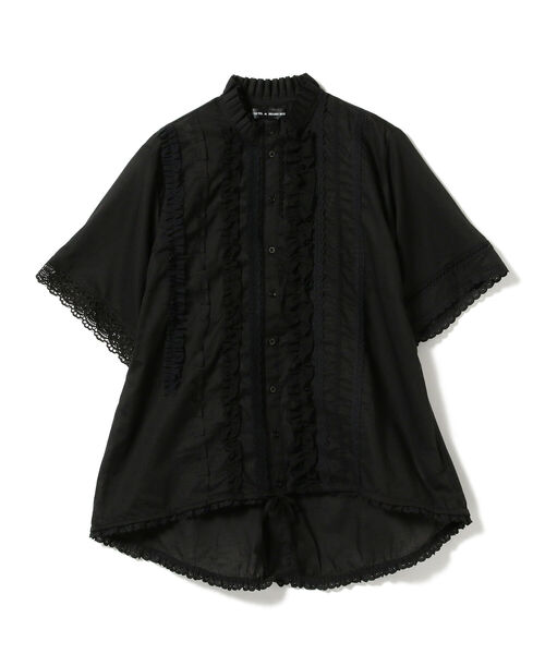 BEAMS BOY（ビームスボーイ）の「TORI-TO × BEAMS BOY / タテフリル ショートスリーブ ブラウス（シャツ/ブラウス・レディース・ホワイト/ブラック・ONE SIZE）」の15枚目の写真
