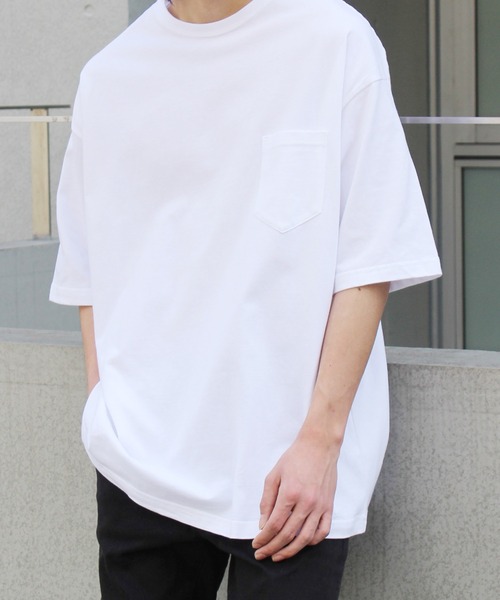 United Athle（ユナイテッドアスレ）の「【UNITED ATHLE】ユナイテッドアスレ ビッグシルエットポケットショートスリーブTシャツ 5008（Tシャツ/カットソー・メンズ・ブラック/ベージュ/ネイビー/グレー/ホワイト/グリーン・M/L/XL）」の18枚目の写真