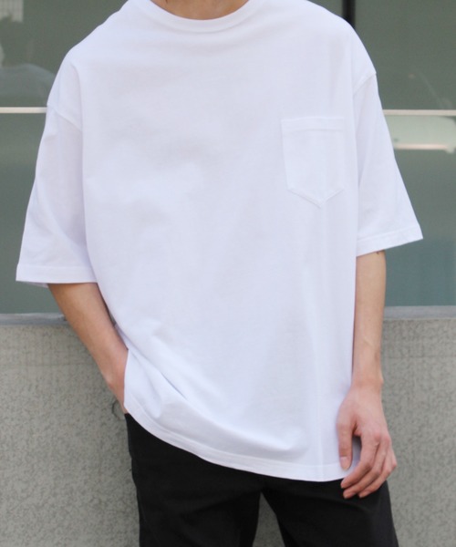 United Athle（ユナイテッドアスレ）の「【UNITED ATHLE】ユナイテッドアスレ ビッグシルエットポケットショートスリーブTシャツ 5008（Tシャツ/カットソー・メンズ・ブラック/ベージュ/ネイビー/グレー/ホワイト/グリーン・M/L/XL）」の19枚目の写真